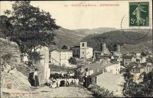 Ak Rochetaillée Loire, Gesamtansicht