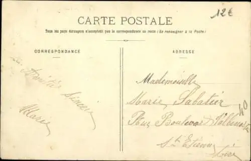 Ak Rochetaillée Loire, Gesamtansicht