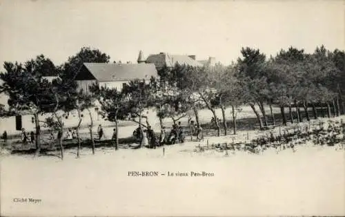 Ak La Turballe Loire-Atlantique, Pen Bron, Vieux Pen Bron