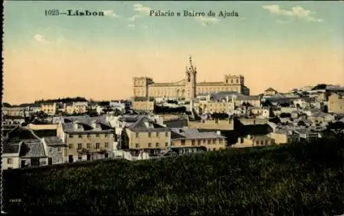 Ak Lisboa Lissabon Portugal, Palacio e Bairro de Ajuda,  aus Portugal