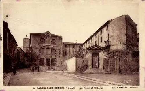 Ak Cazouls-les-Béziers Hérault, Poste, Hopital