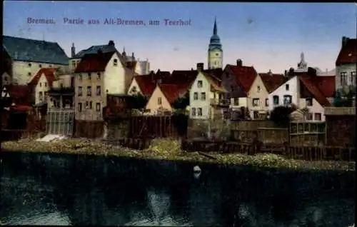 Ak Bremen,  Altstadt, am Teerhof