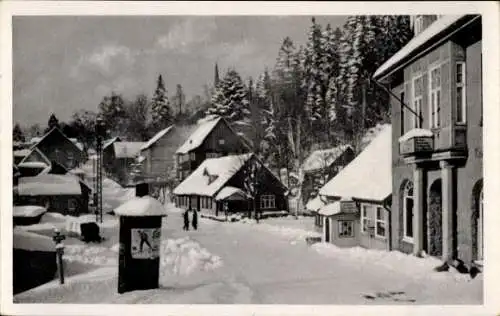 Ak Schierke Wernigerode am Harz, Am Kirchberg