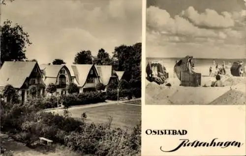 Ak Ostseebad Boltenhagen, Strandleben, Häuserreihe