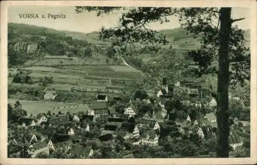 Ak Vorra an der Pegnitz Mittelfranken, Gesamtansicht