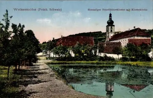 Ak Weissenohe Weißenohe in Oberfranken, Ehemaliges Benediktinerkloster, Klosterkirche