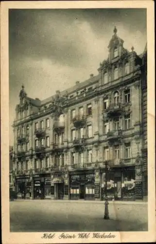 Ak Wiesbaden in Hessen, Hotel Grüner Wald