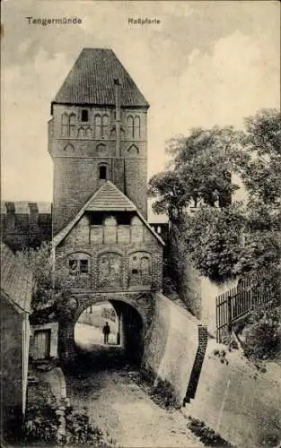 Ak Tangermünde an der Elbe, Roßpforte