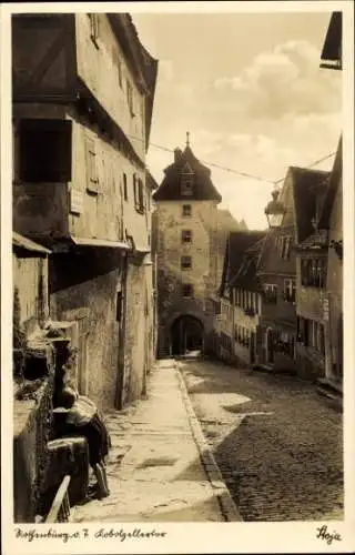 Ak Rothenburg ob der Tauber Mittelfranken, Kobolzeller Tor