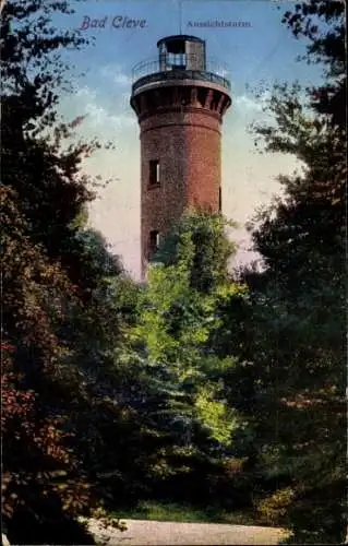 Ak Kleve am Niederrhein, Aussichtsturm