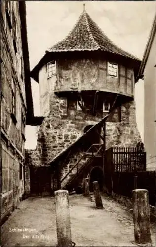 Ak Schleusingen in Thüringen,  Der alte Krug