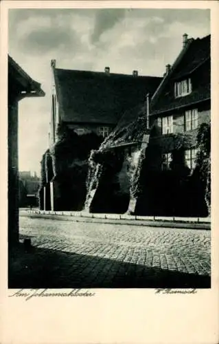 Ak Stralsund in Vorpommern, Am Johanneskloster