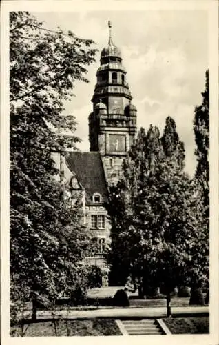 Ak Wittenberge an der Elbe Prignitz, Rathaus mit Turm