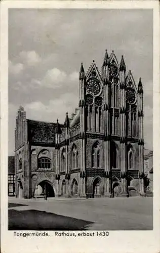 Ak Tangermünde an der Elbe, Rathaus