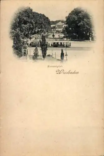 Ak Wiesbaden in Hessen, Kursaalplatz,   Ansicht