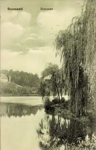 Ak Berlin Wilmersdorf Grunewald, Dianasee