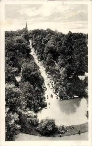 Ak Berlin Kreuzberg, Viktoriapark, Wasserfall