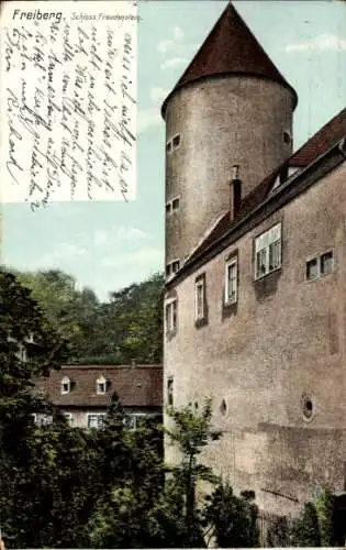 Ak Freiberg in Sachsen, Schloss Freudenstein