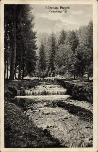 Ak Obernatzschung Rübenau Marienberg im Erzgebirge, Natzschung-Tal