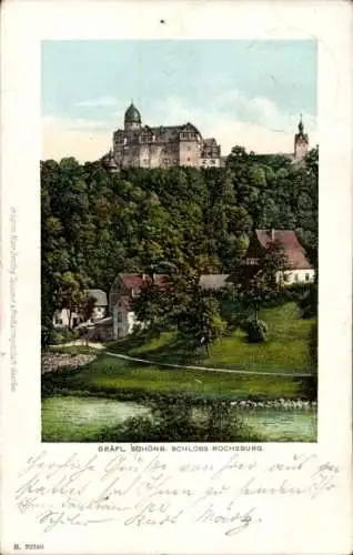 Ak Rochsburg Lunzenau Sachsen, gräfl. Schloss