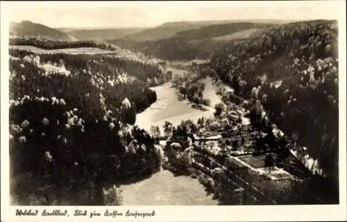 Ak Cheb Eger Region Karlsbad, Gesamtansicht
