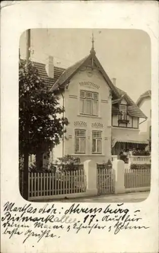 Foto Ak Ahrensburg in Holstein, Villa Bismarckallee 17