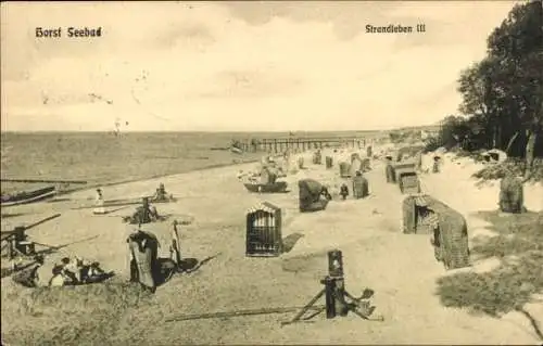 Ak Niechorze Ostseebad Horst Pommern, Strand