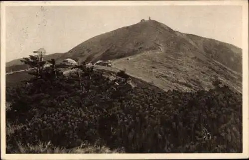 Ak Malá Úpa Kleinaupa Riesengebirge Region Königgrätz, Schneekoppe, Berglandschaft mit  Schlesier