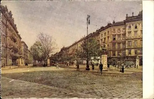 Künstler Ak Pendl, Wien 1 Innere Stadt, Kärntnerring