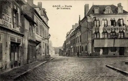CPA Gacé Orne, Porte de Lisieux