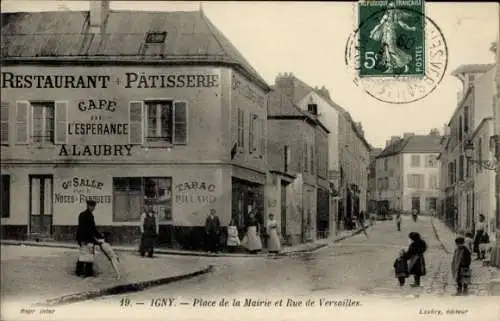 Ak Igny Essonne, Restaurant, Patisserie, Cape de l'Espérance, Place de la Mairie, Rue de Versaill