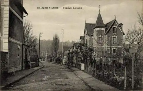 CPA Juvisy Athis Essonne, Avenue Voltaire