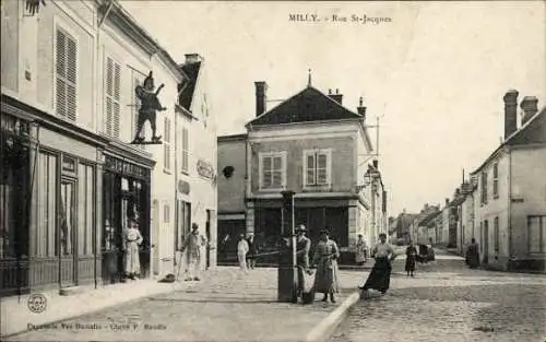 CPA Milly la Forêt Essonne, Rue Saint-Jacques