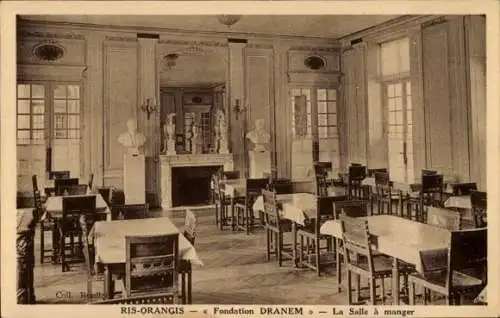 CPA Ris Orangis Essonne, Fondation Dranem, La Salle à manger