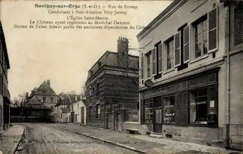 Ak Savigny sur Orge Essonne, Rue de Rossay