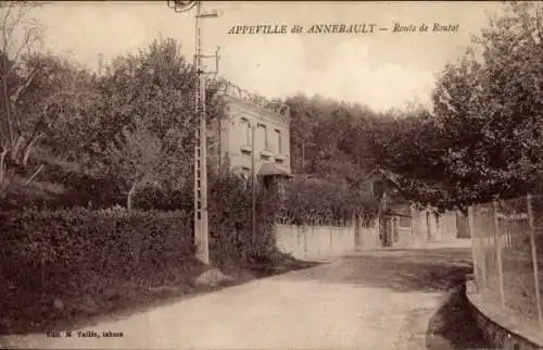 Ak Appeville  Annebault Eure, Route de Routot