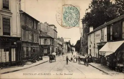 Ak Fontenay aux Roses Hauts de Seine, La Rue Bouricaut