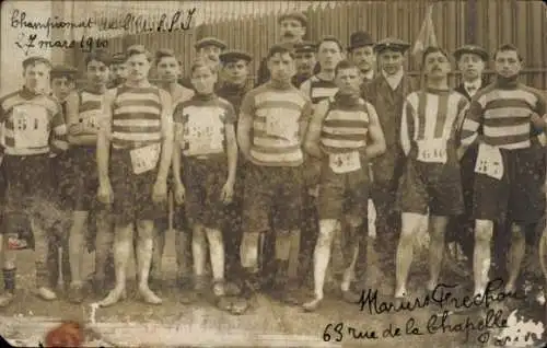 Foto Ak Epinay sur Seine Seine Saint Denis, Gruppenbild, Sportmannschaft, Championat 1910