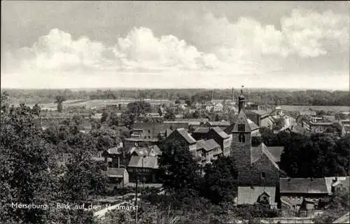 Ak Merseburg an der Saale, Blick auf den Neumarkt
