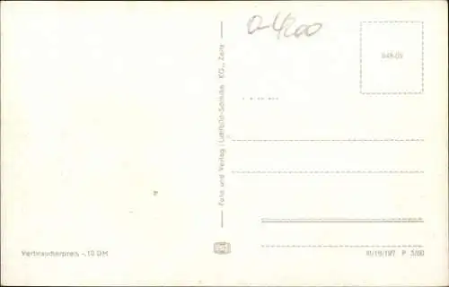 Ak Merseburg an der Saale, Blick auf den Neumarkt