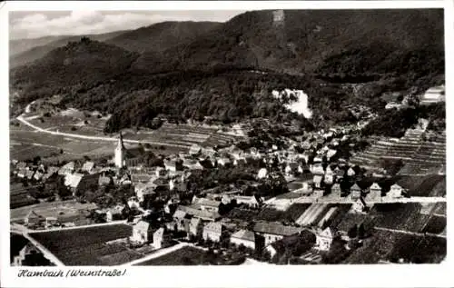 Ak Hambach Neustadt an der Weinstraße, Fliegeraufnahme