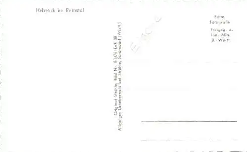 Ak Hebsack Remshalden in Württemberg, Fliegeraufnahme
