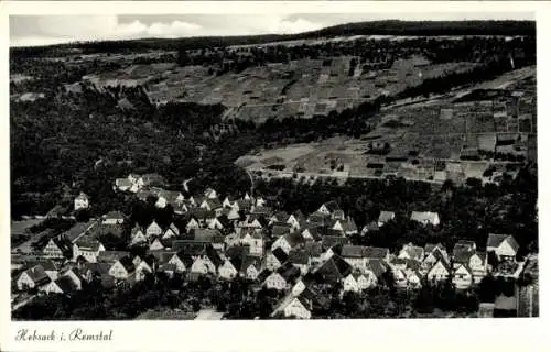 Ak Hebsack Remshalden in Württemberg, Fliegeraufnahme