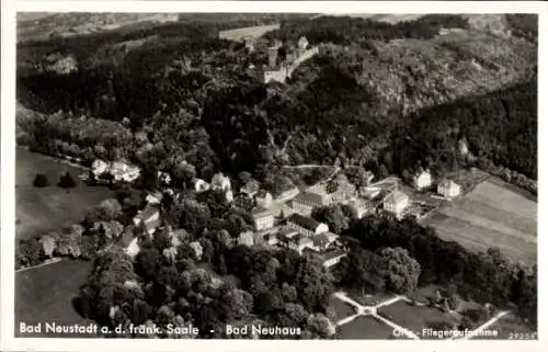 Ak Bad Neuhaus Bad Neustadt an der Saale Unterfranken, Fliegeraufnahme