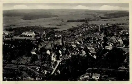 Ak Rottweil am Neckar, Fliegeraufnahme