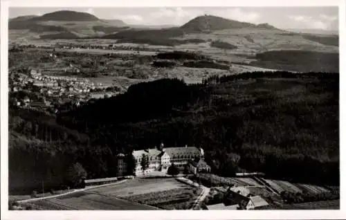 Ak Schwäbisch Gmünd in Württemberg, Landschaftsansicht, Erholungsheim Schönblick, Hügel und Wälde
