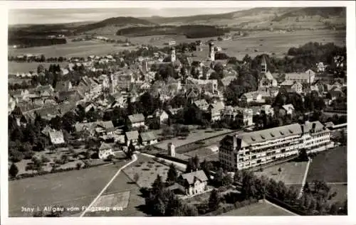 Ak Isny im Allgäu, Fliegeraufnahme