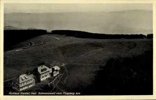 Ak Waldkich im Schwarzwald, Kurhaus Kandel, Fliegeraufnahme