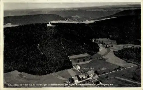 Ak Fohrenbühl Lauterbach im Schwarzwald, Luftaufnahme von  Krieger-Gedächtnishaus, Adler