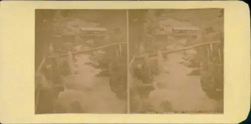 Stereo Foto Zermatt Kanton Wallis Schweiz, Teilansicht
